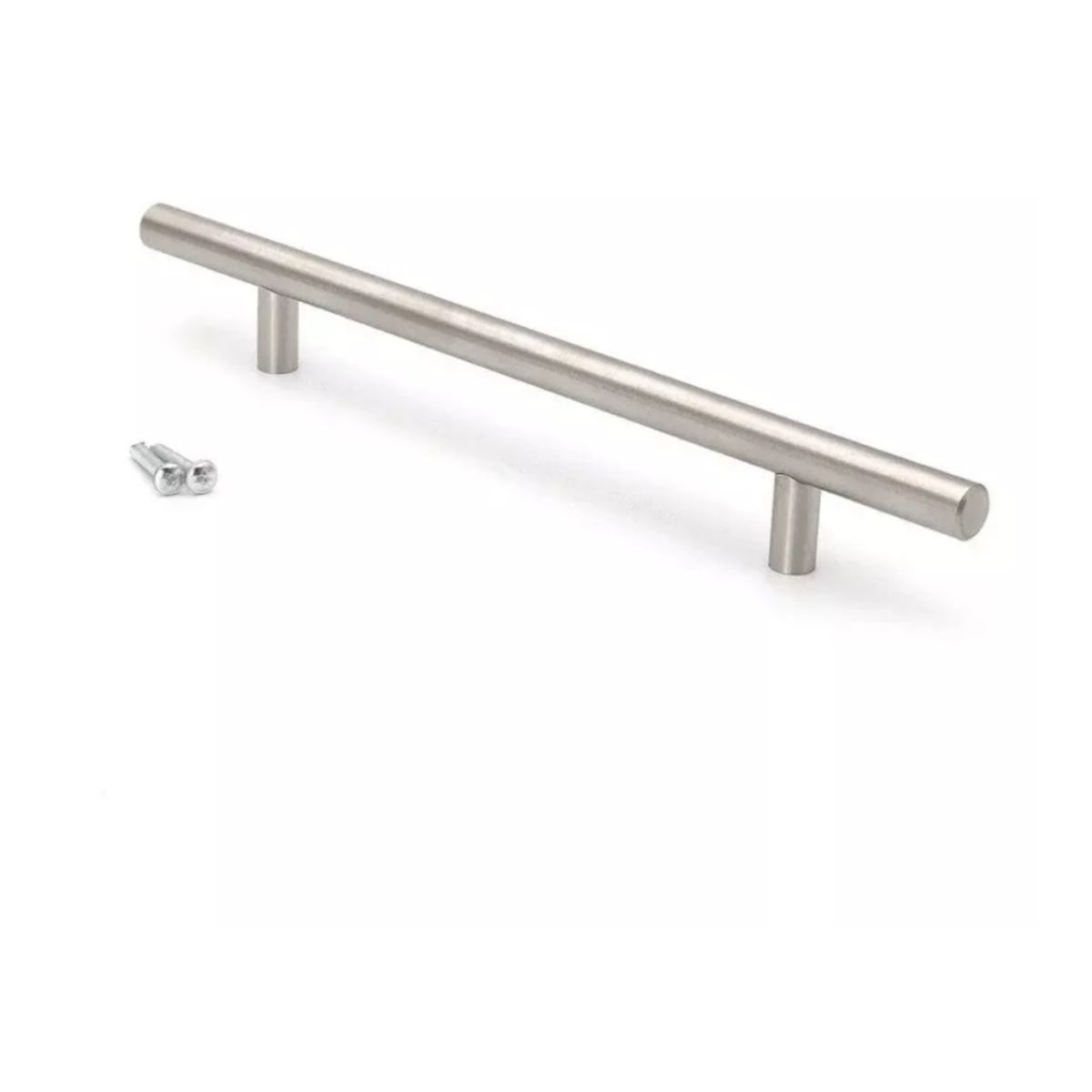 GENERICO - 10 Unidades Tirador Manilla 15 Cm Inoxidable + Tornillos