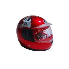 GENERICO - Casco de Moto para Niños en Rojo