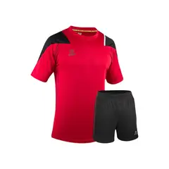 FOUR - Camiseta de Futbol y Short - Rojo Negro - Parma