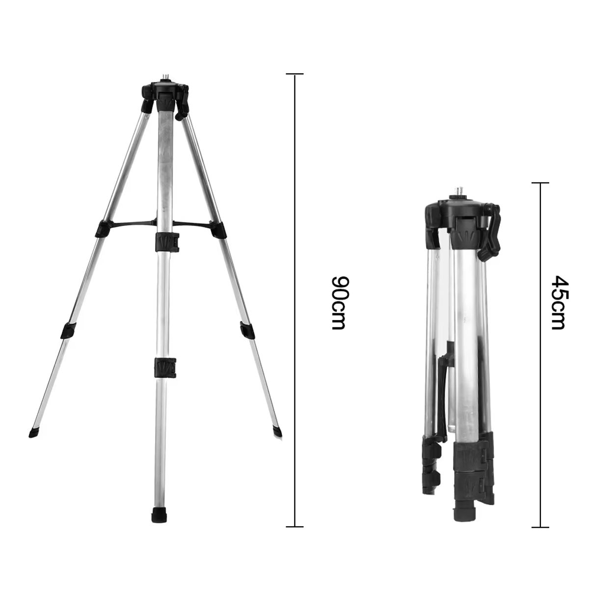 WAKESHOME - Nivel Laser Profesional 12 Líneas+Maletín+Trípode! Verde