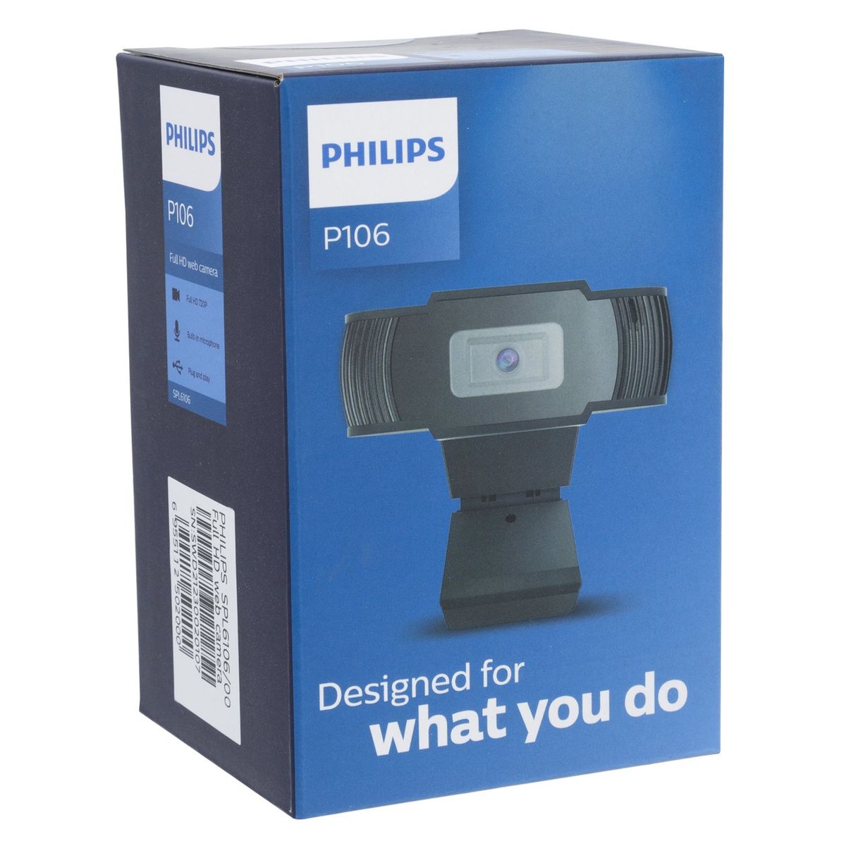 PHILIPS - WEBCAM PHILIPS P106 NEGRO Open box