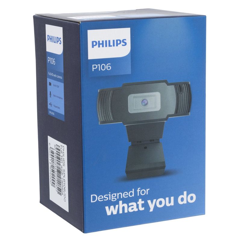 PHILIPS - Webcam Philips 720p Spl6106 OPEN BOX