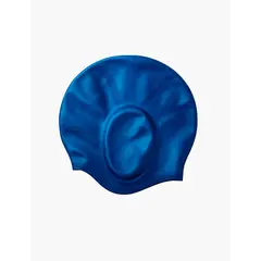 SAMIA - Gorro goma orejas natación azul - Azul