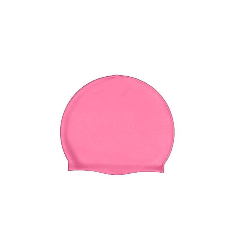 SAMIA - Gorro de natación silicona rosado - Rosa