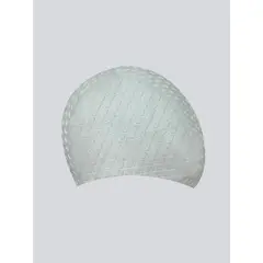 SAMIA - Gorro goma grande natación blanco - Blanco