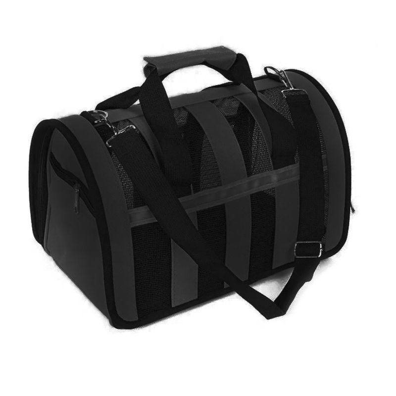 IMPORTCLICK - Bolso Transporte Mascotas Negro 34x24x23 CM - Negro