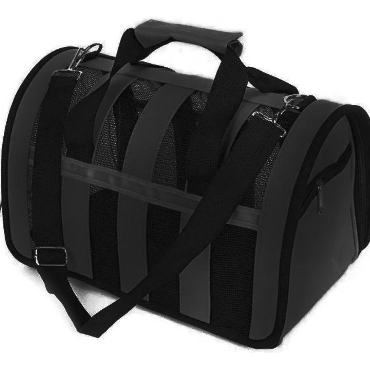 IMPORTCLICK - Bolso Transporte Mascotas Negro 34x24x23 CM - Negro