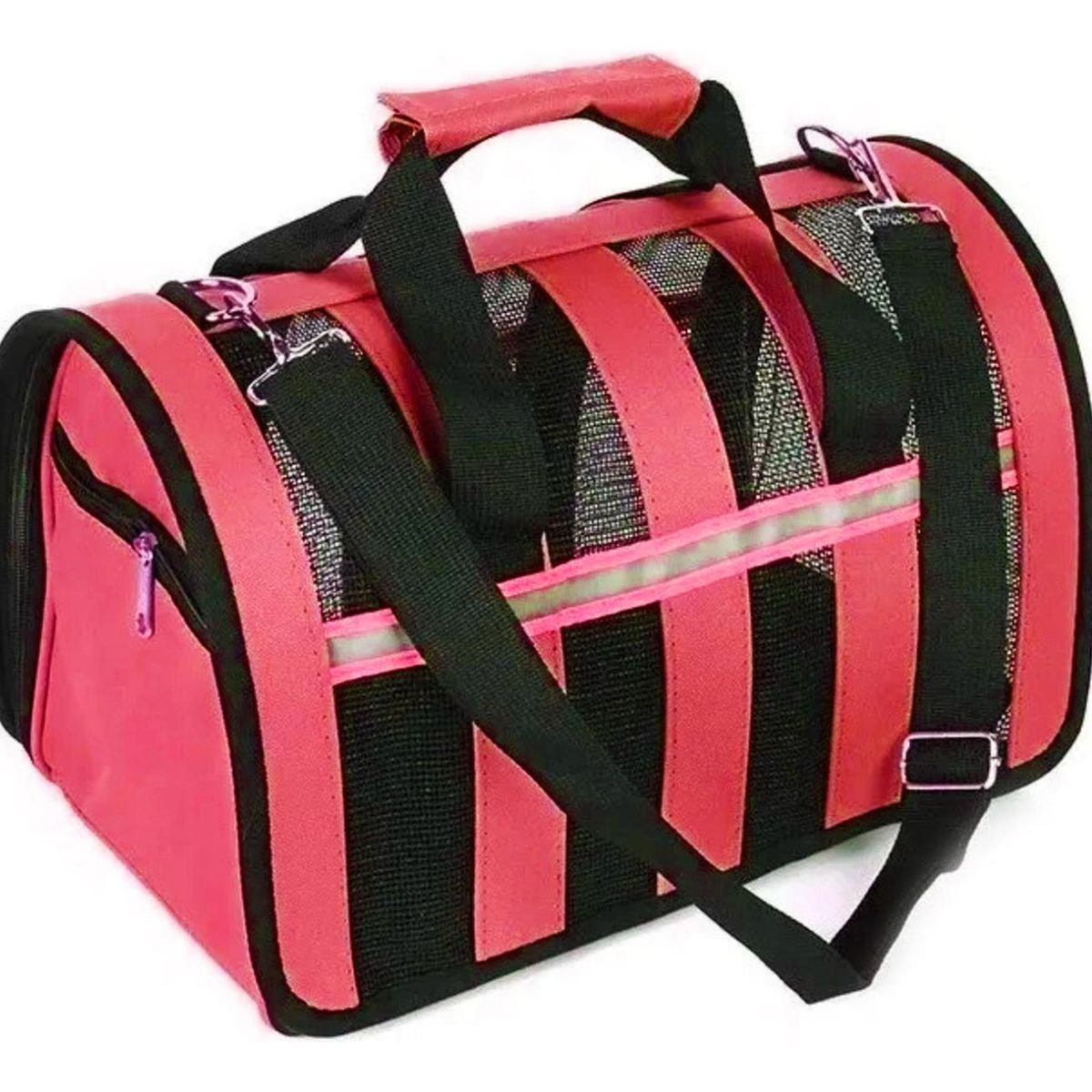 IMPORTCLICK - Bolso Transporte Mascotas Rojo 34x24x23 CM - Rojo