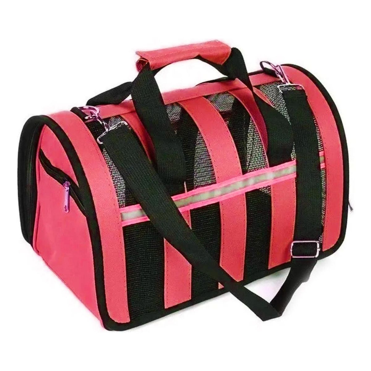 IMPORTCLICK - Bolso Transporte Mascotas Rojo 34x24x23 CM - Rojo