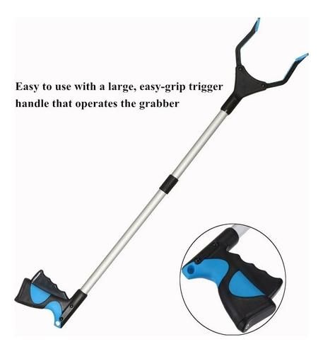 GENERICO Bastón Plegable con Pinza para Alcanzar y Recoger Objetos ...