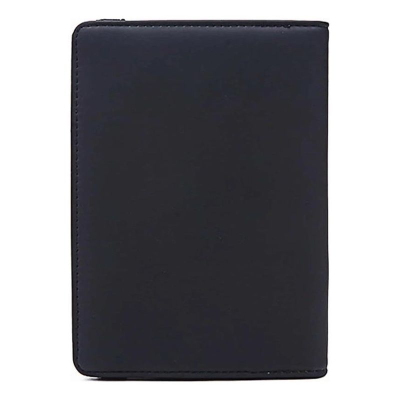 GENERICO - Funda Protectora Porta Pasaporte con Protección RFID Negra
