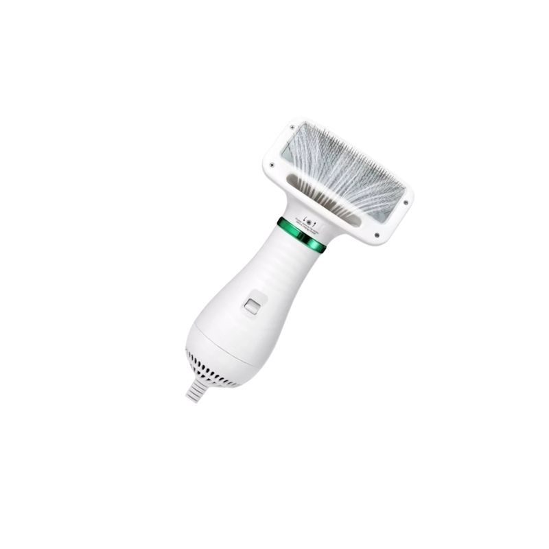 IMPORTCLICK - Peine Secador Cepillo Pelo Mascota 2 En 1 Blanco - Blanco