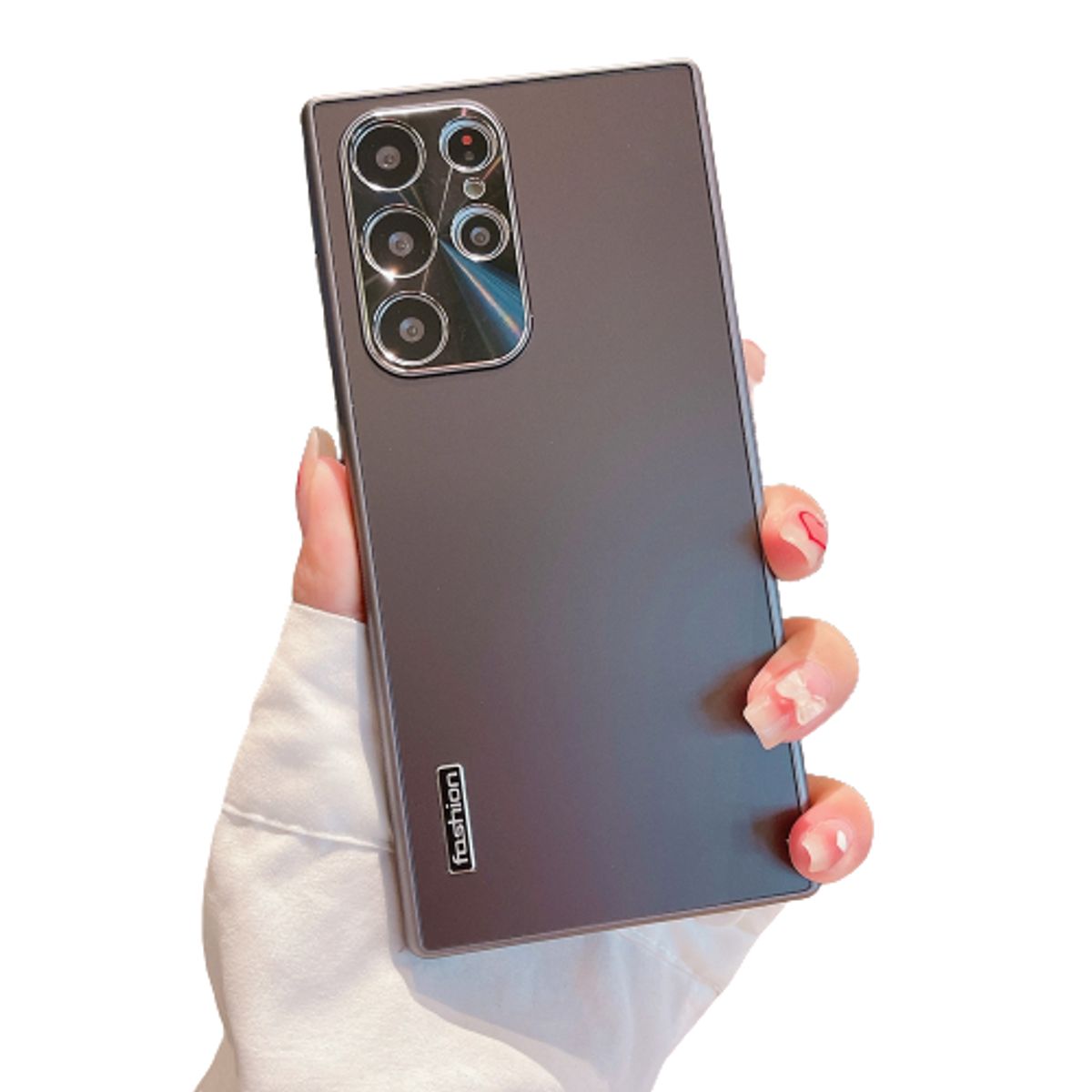 GENERICO - Carcasa con Protección Cámara Para Samsung S22 Plus - Negro