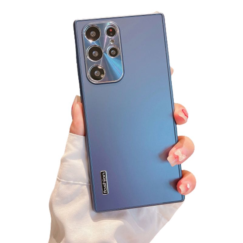 GENERICO - Carcasa con Protección Cámara Para Samsung S22 Plus - Azul