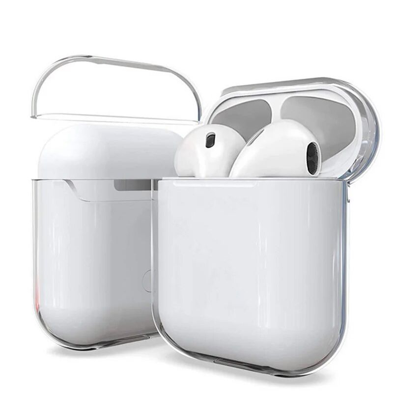 GENERICO - Carcasa Funda Transparente Para Airpods 1 2