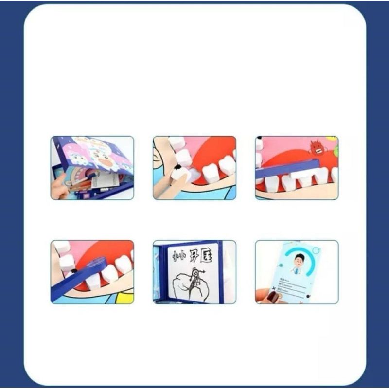 GENERICO - Juego Didáctico de Doctor en Madera para Niños