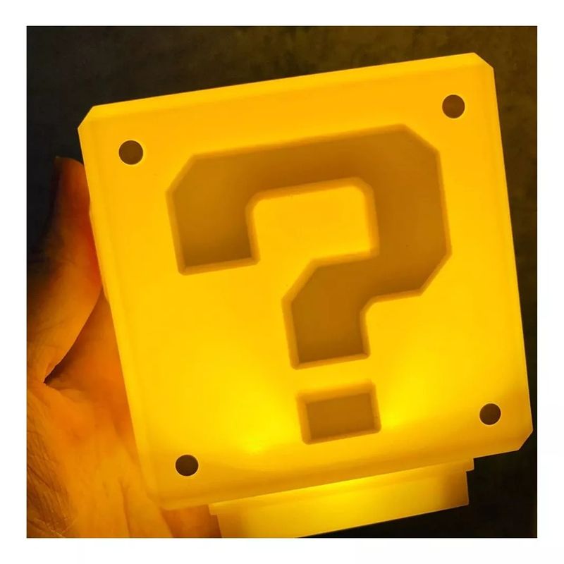 GENERICO - Lampara Cubo Caja Con Luz Led Y Sonido Carga Usb