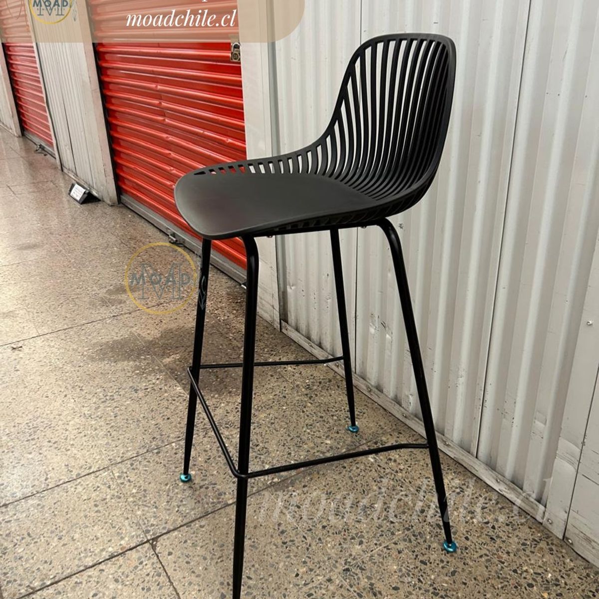 GENERICO - Taburete Tropea 75cm Negro