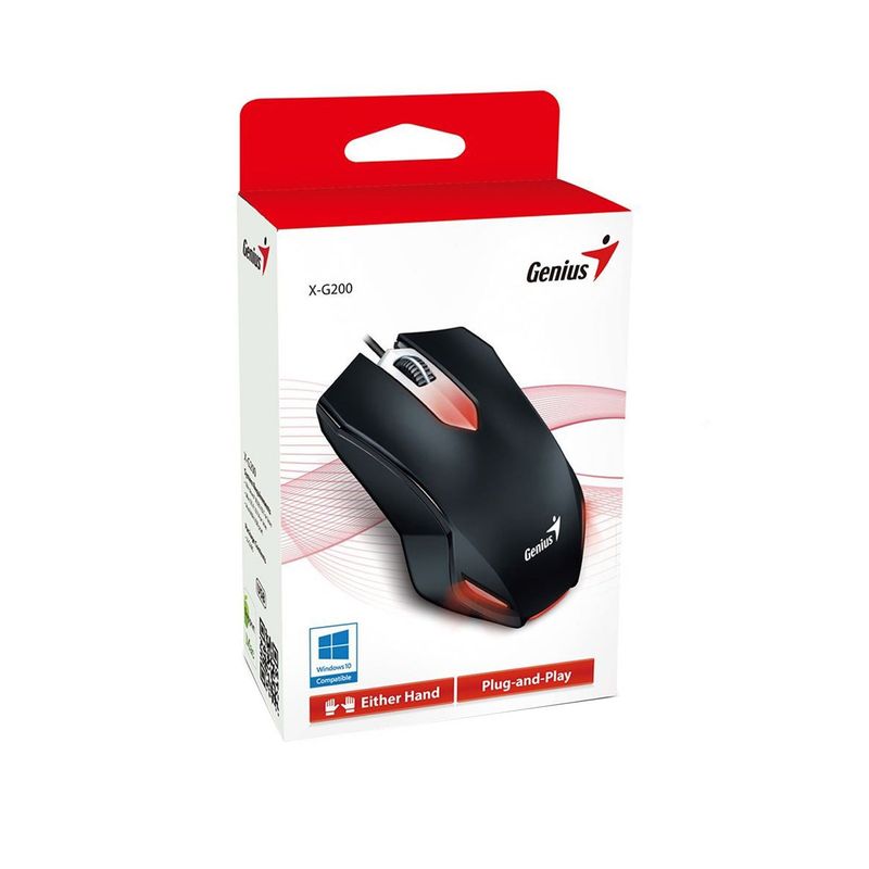 GENIUS - MOUSE GENIUS X-G200 NEGRO GAMING