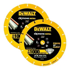 DEWALT - Pack 2 Discos Abrasivos Corte Diamantado 9 Dw8590 X2