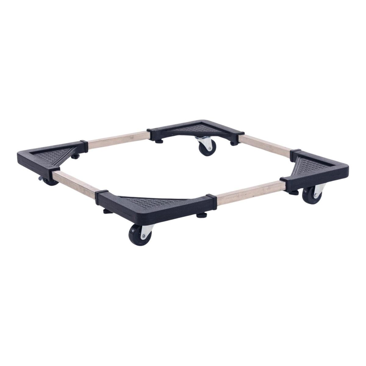 IMPORTCLICK - Base Multiuso Ruedas Cocinas Lavadoras Refrigerador 135 KG - Negro