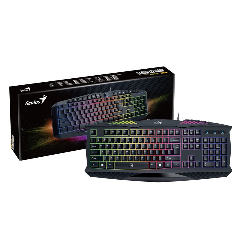 GENIUS GX - K220 TECLADO GENIUS SCORPION NEGRO OPEN BOX