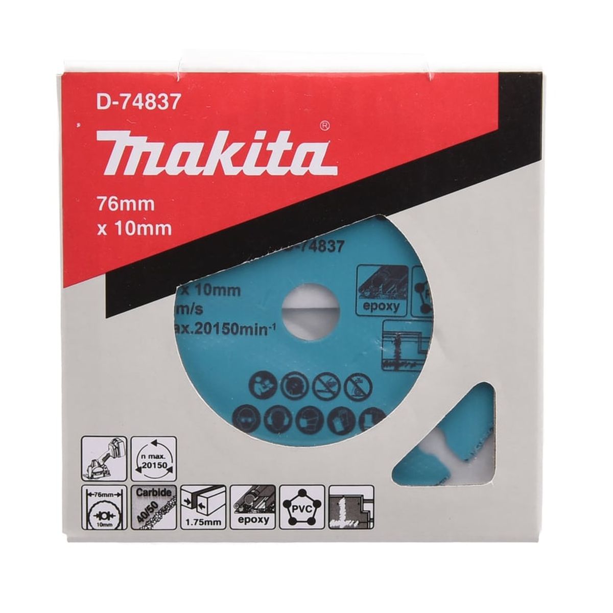 MAKITA - Disco de Corte Carburo de Tungsteno Makita 76x10mm D-74837