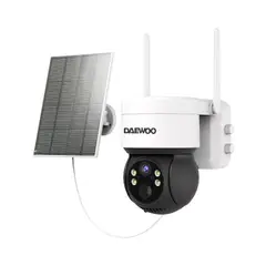 DAEWOO - CAMARA EXT CON PANEL SOLAR 3MPAUDIO BIDIRECCIONAL