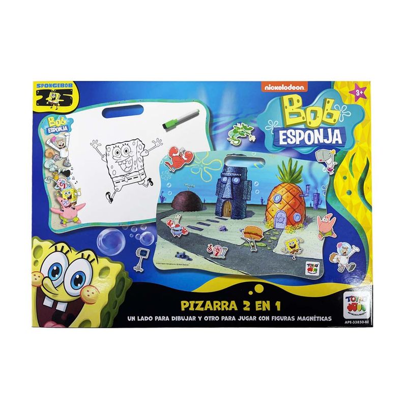 TOYNG - Pizarra 2 En 1 Pizarra 2 En 1 - Bob Esponja
