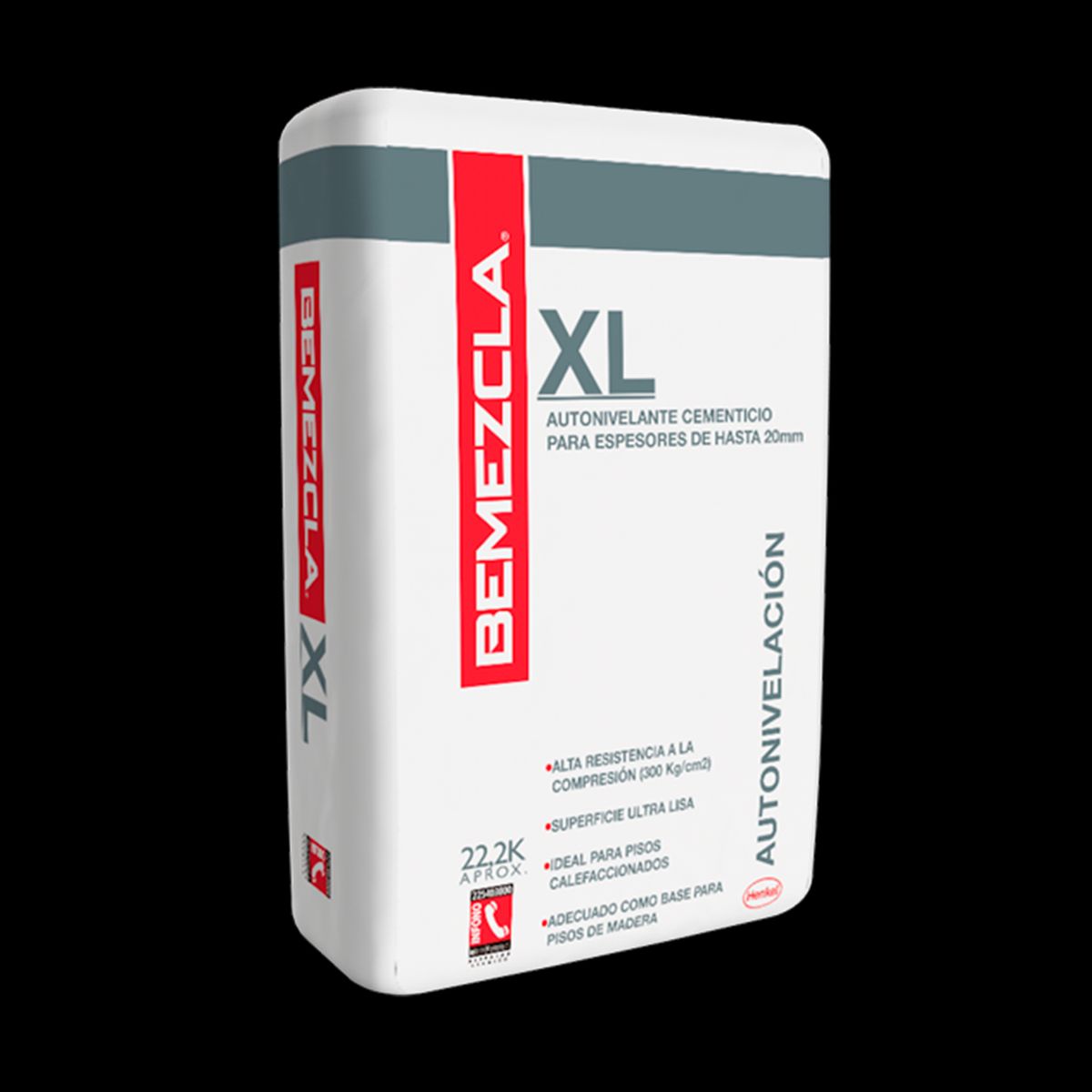 HENKEL - BEMEZCLA XL - Autonivelante cementicio 22.2 Kg