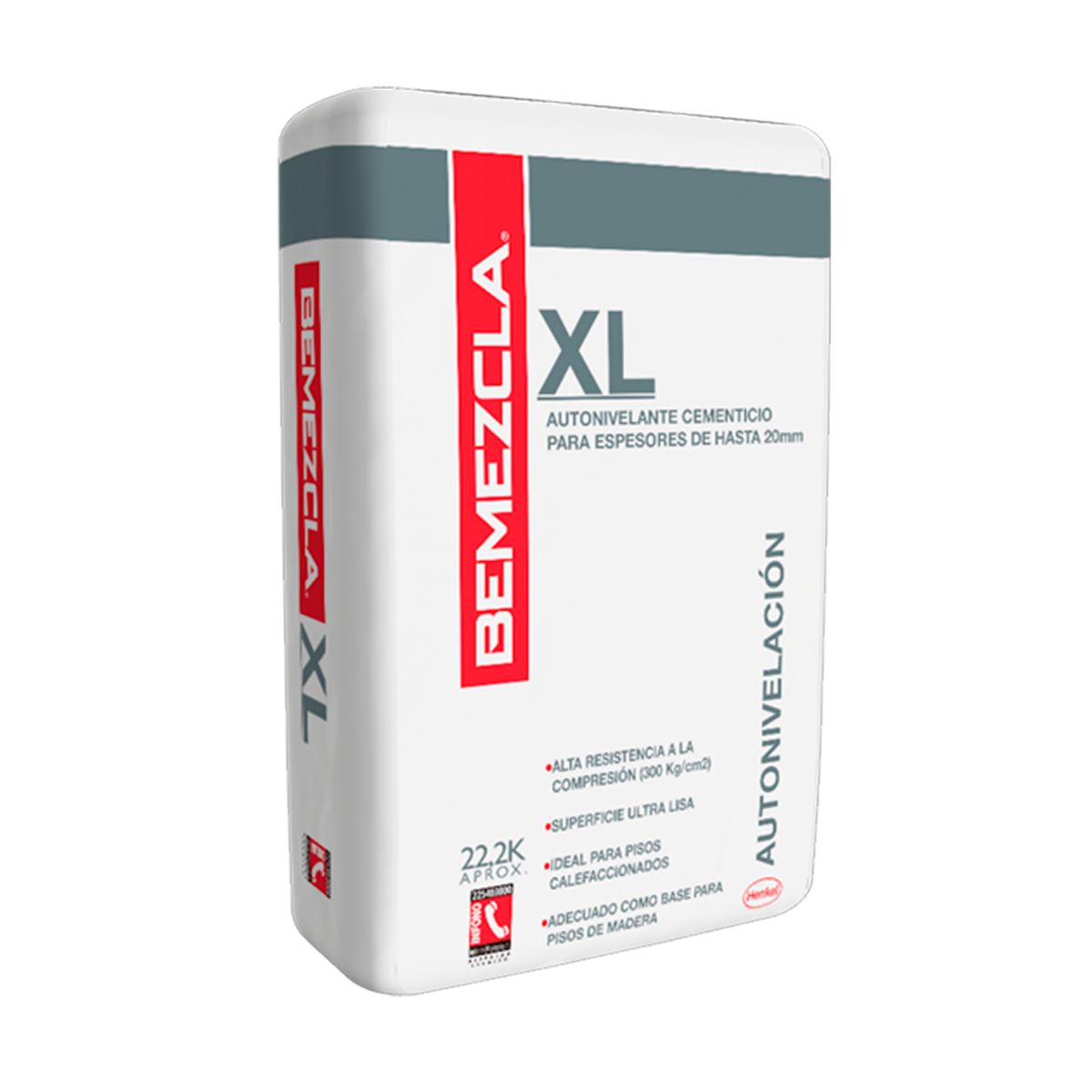 HENKEL - BEMEZCLA XL - Autonivelante cementicio 22.2 Kg