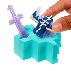 MINECRAFT - FIGURA DE ACCION VANILLA MINI MINING - CELESTE