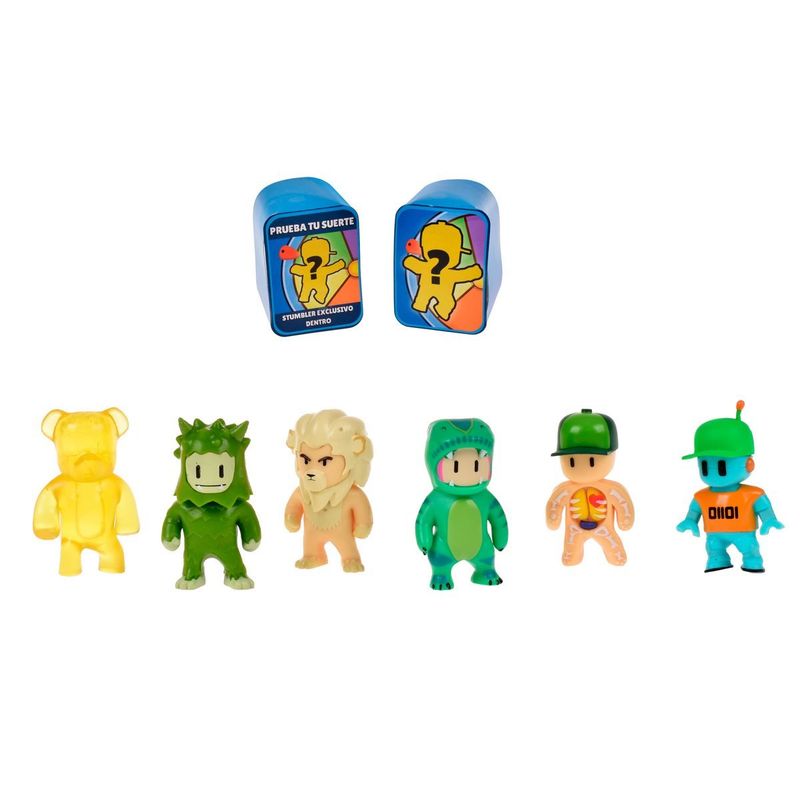ANSALDO - Pack 8 Figuras 5 Cms Stumble Guys - Inside Out