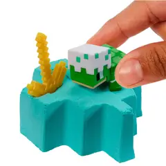 MINECRAFT - FIGURA DE ACCION VANILLA MINI MINING - MORADO