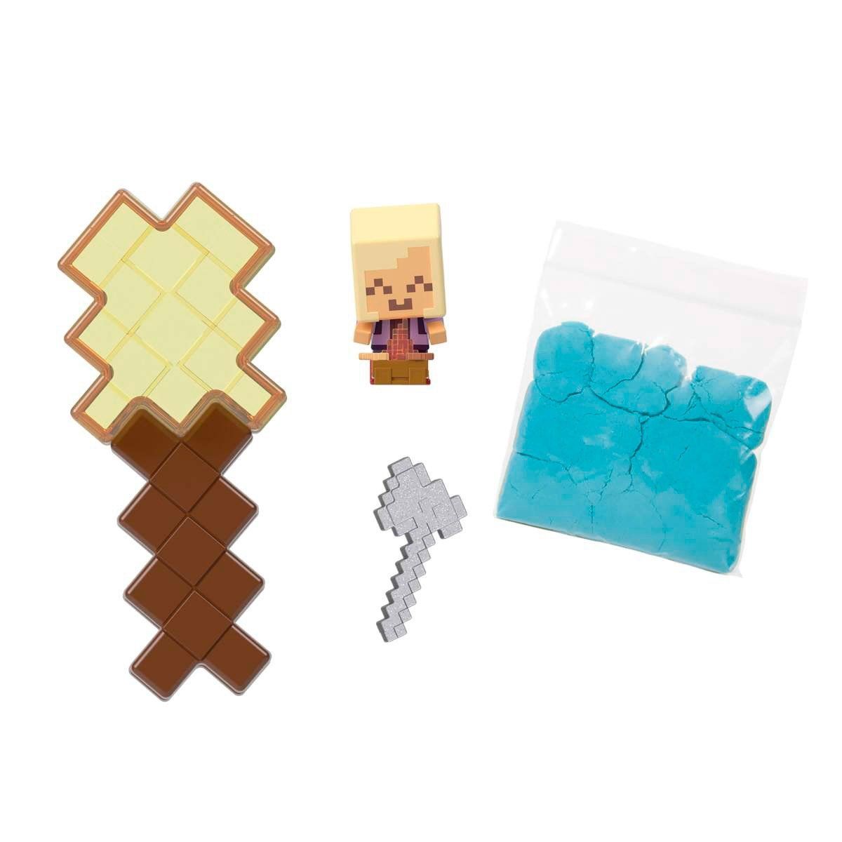 MINECRAFT - Figura de acción Minecraft Mini Mode Mining - Amarillo