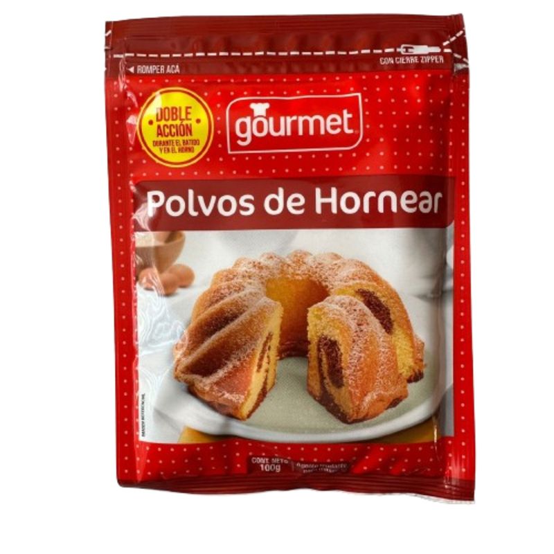 GENERICO - Polvos de Hornear Doble Accion Gourmet 100gr