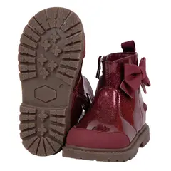 PILLIN - Botin Bebé Niña Burdeo