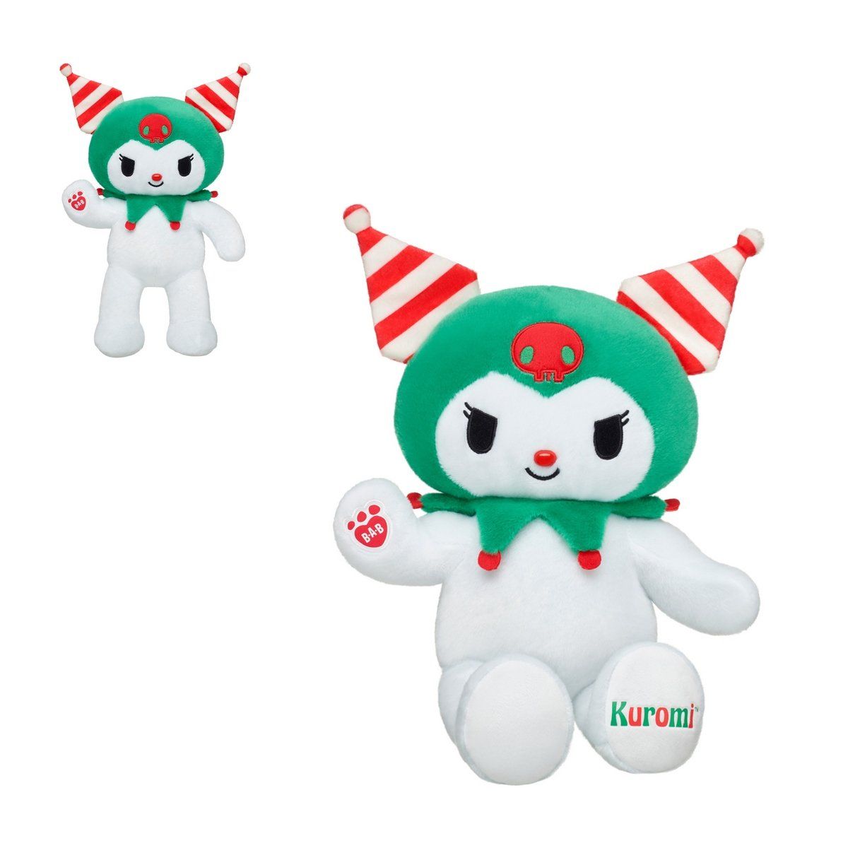 BUILD A BEAR - Peluche Build a Bear Kuromi navideño colección Sanrio