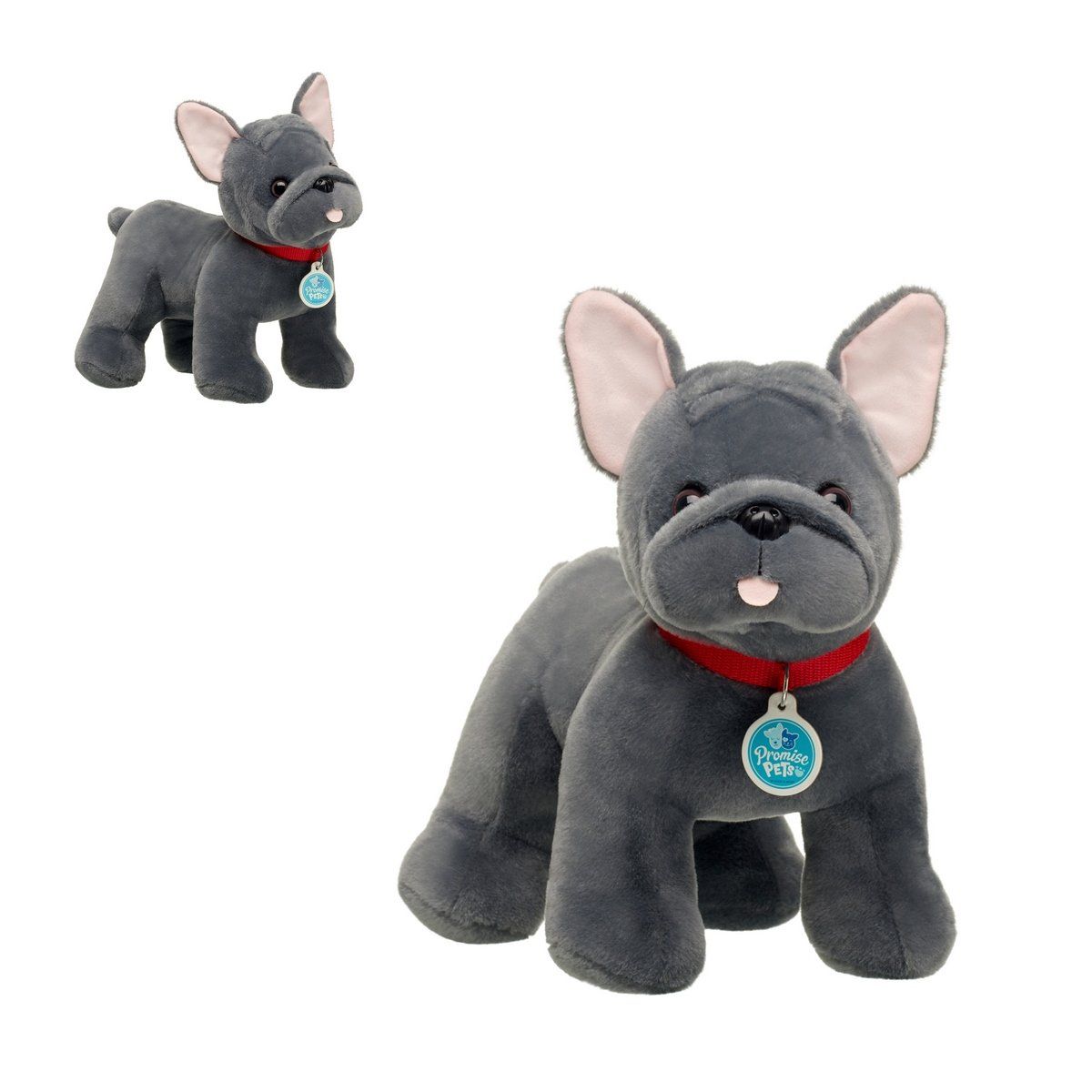 BUILD A BEAR - Peluche Bulldog Francés Build a Bear suave y tierno