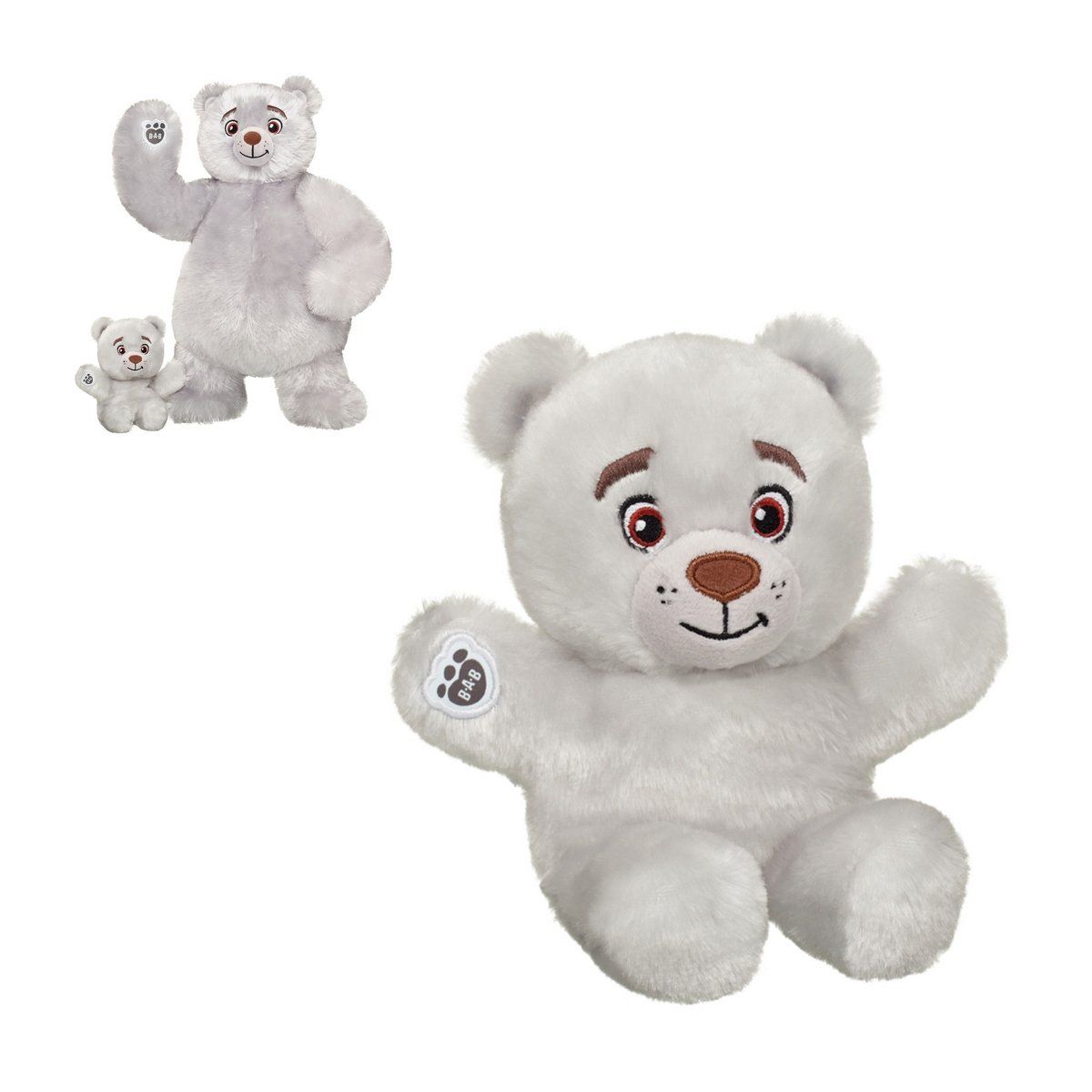 BUILD A BEAR - MINI PELUCHE BEANS GRIZZ MERRY MISSION BUILD-A-BEAR