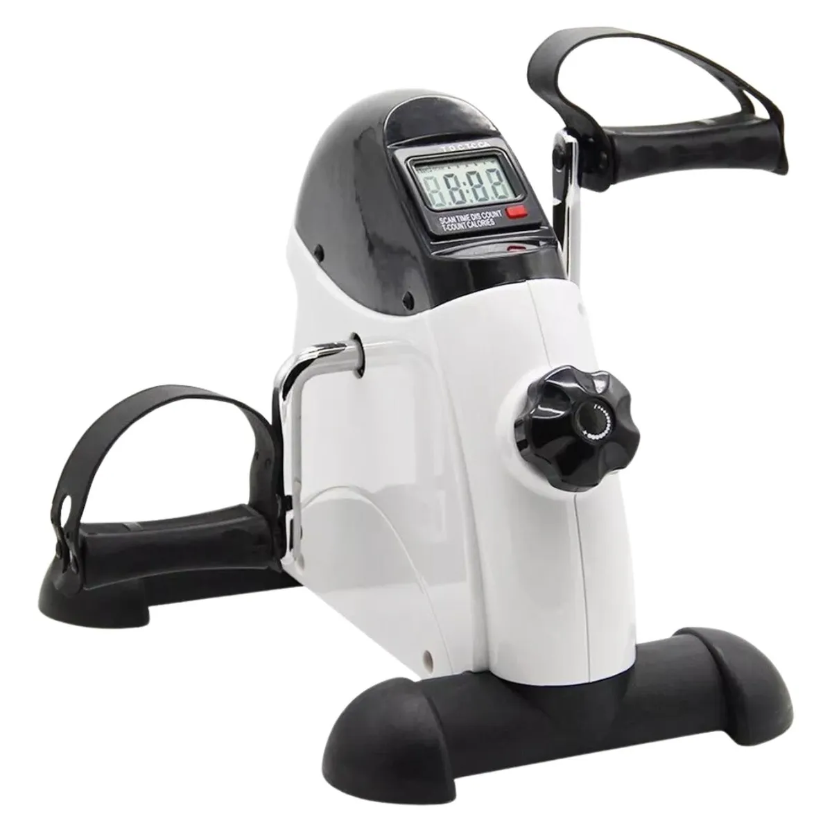 IMPORTCLICK - Pedalera Ejercitadora Monitor LCD Fitness - Blanco