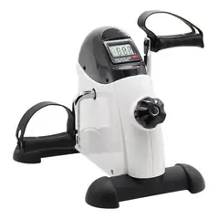 IMPORTCLICK - Pedalera Ejercitadora Monitor LCD Fitness - Blanco