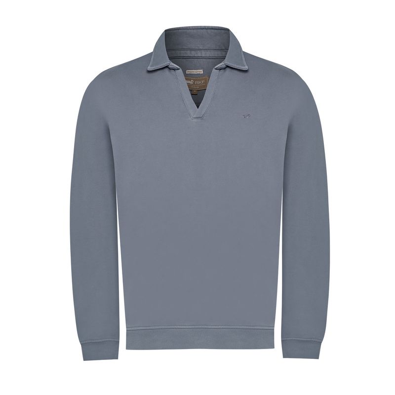 ROCKFORD - Polerón Algodón Orgánico Hombre Ceuta Azul ROCKFORD.