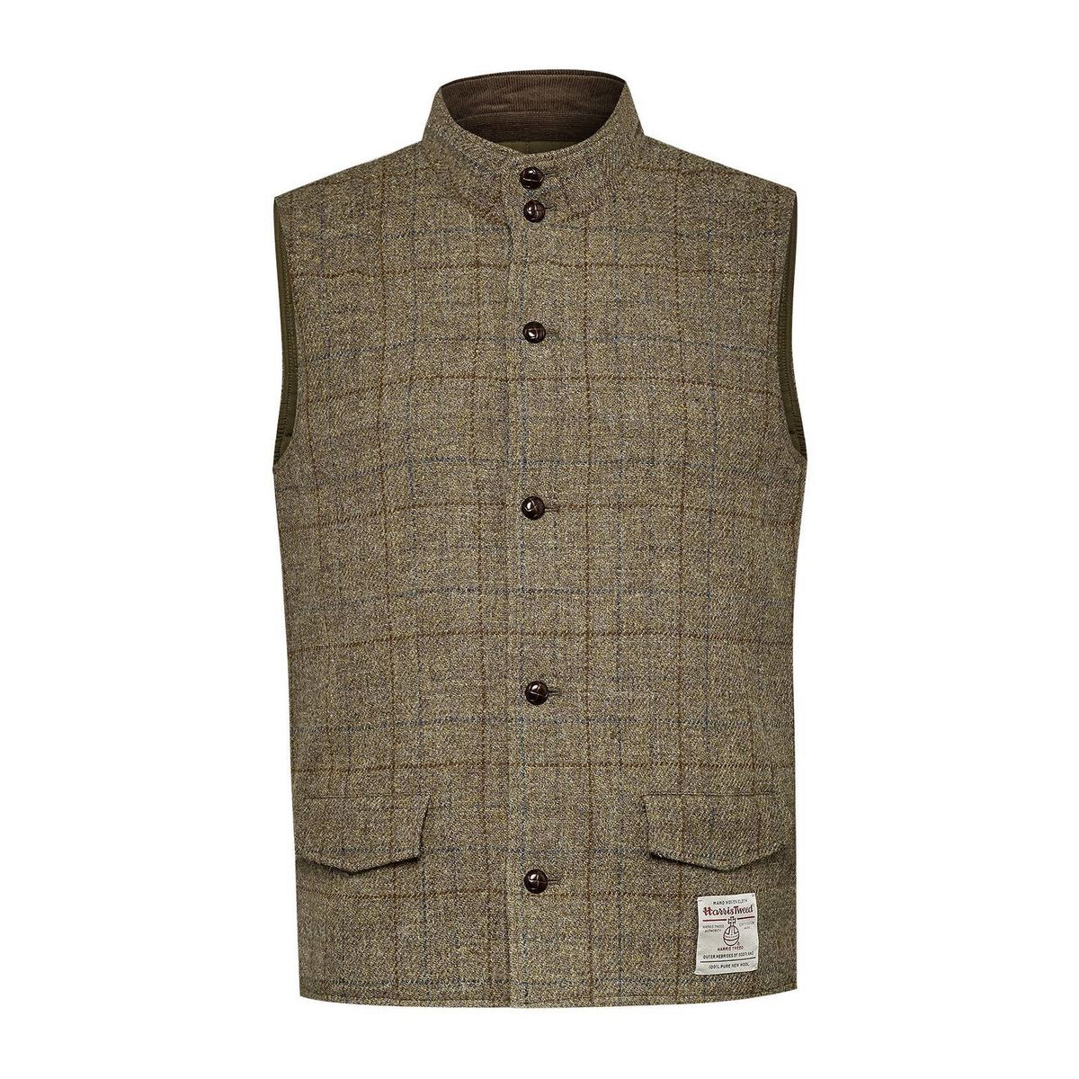 ROCKFORD - Chaqueta Harris Tweed Hombre Square Azul ROCKFORD