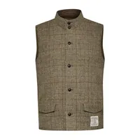Chaqueta Harris Tweed Hombre Square Azul