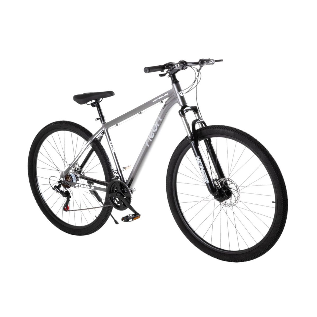 LUMAX - Bicicleta Montaña Aro 26 Aluminio 21 velocidades Gris claro
