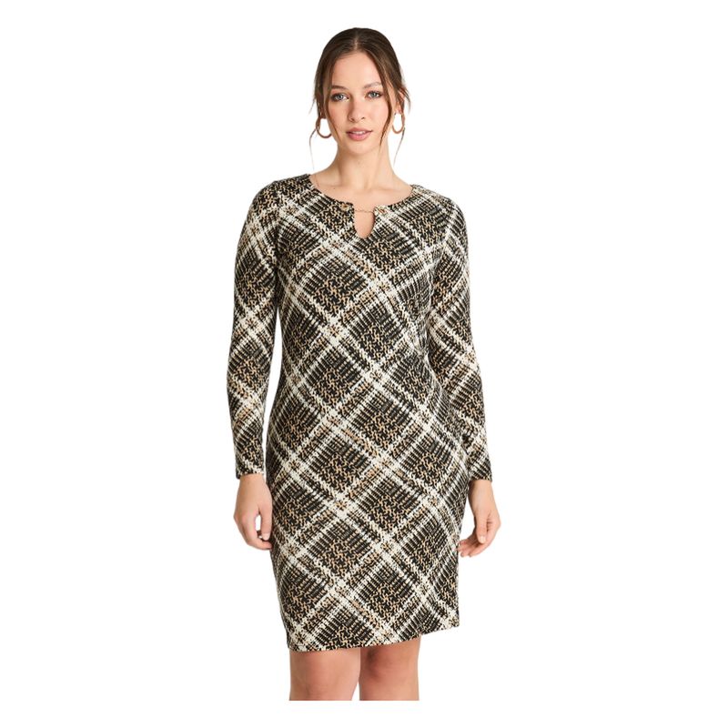 LORENZO DI PONTTI - Vestido De Camant Manga Larga Beige