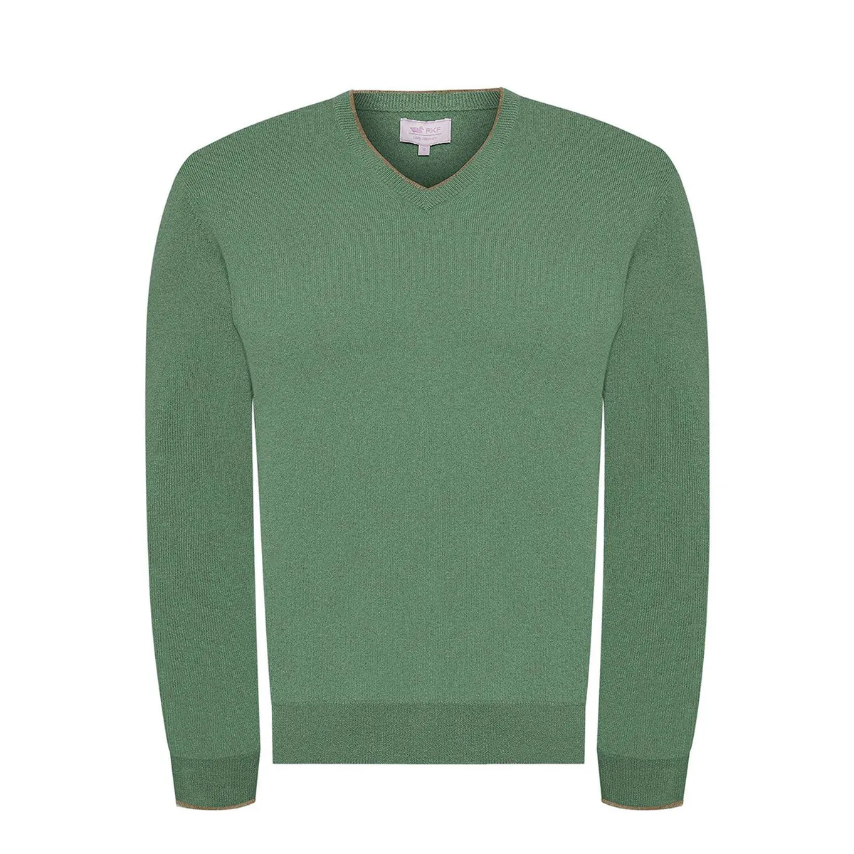 ROCKFORD - Chaleco Cashmere Hombre Cash V Verde ROCKFORD
