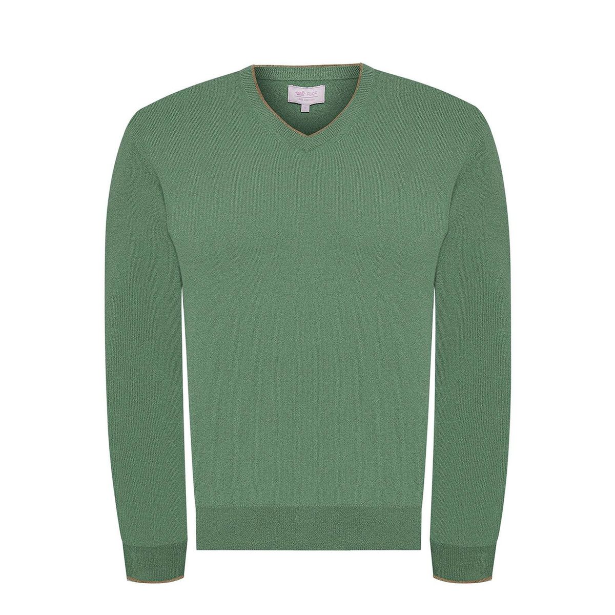 ROCKFORD - Chaleco Cashmere Hombre Cash V Verde ROCKFORD