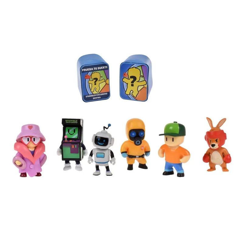 ANSALDO - Pack 8 Figuras 5 Cms Stumble Guys - Boxing Roo